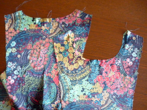 staystitched front and back