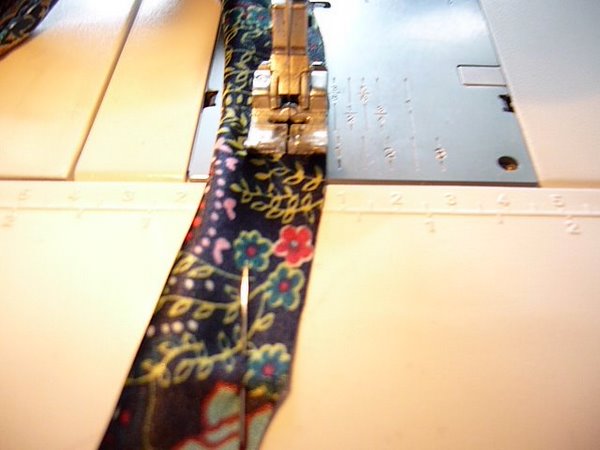 stitch 1/4 from raw edge