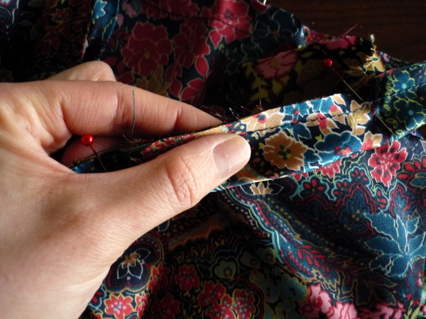pin in between the notches as needed
