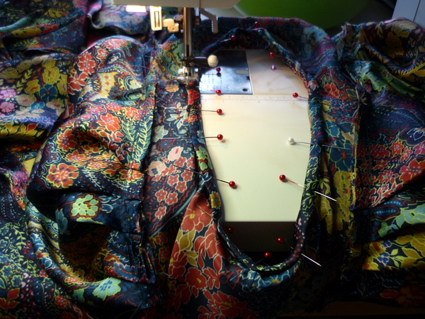 start topstitching