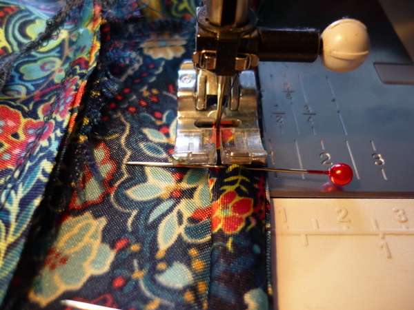 edgestitching the binding