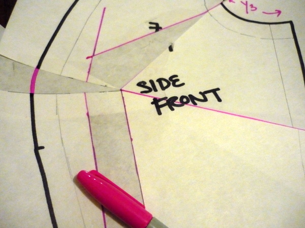 redraw the cutting line