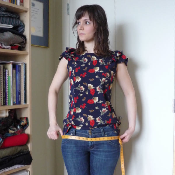 don't pull the tape measure too tight when measuring yourself
