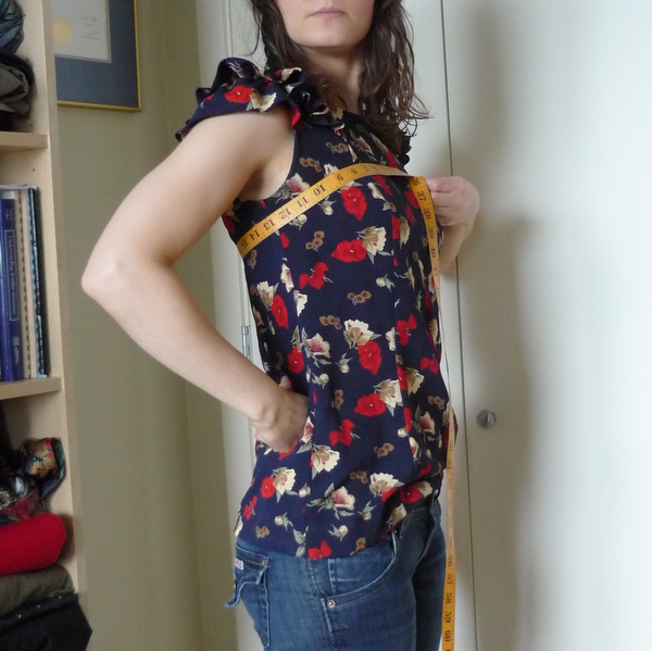 measuring your high bust