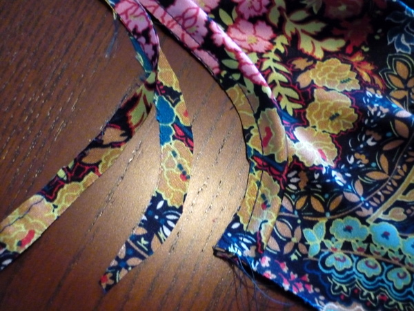 trim off seam allowance