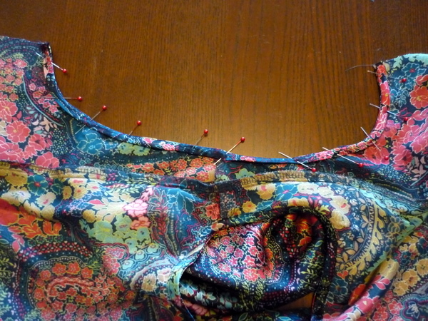 pin binding to inside of armhole
