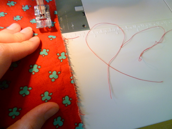 pull out basting stitches