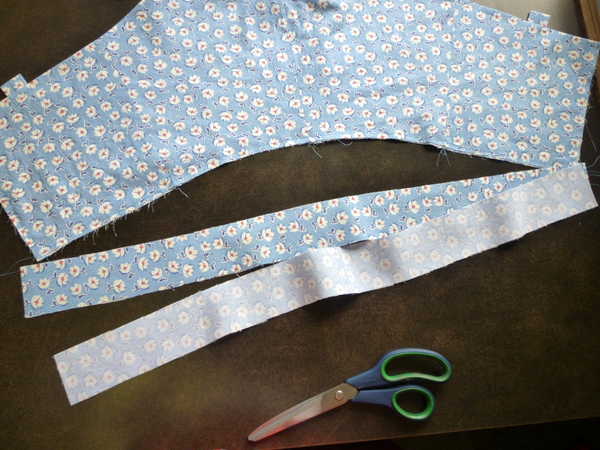 fuse interfacing to your waistband pieces