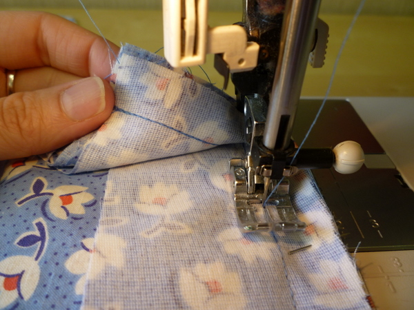 sew through previous stitching