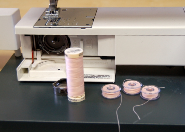 wind a couple of bobbins so you're ready when you run out!