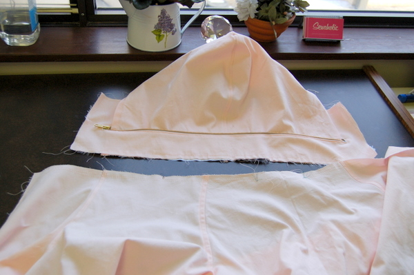 you'll need the collar and the jacket body today