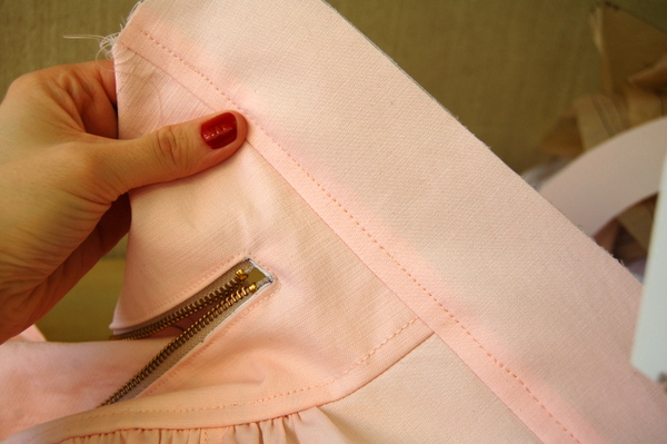 topstitch placket seam