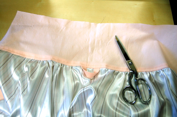 topstitch collar seam