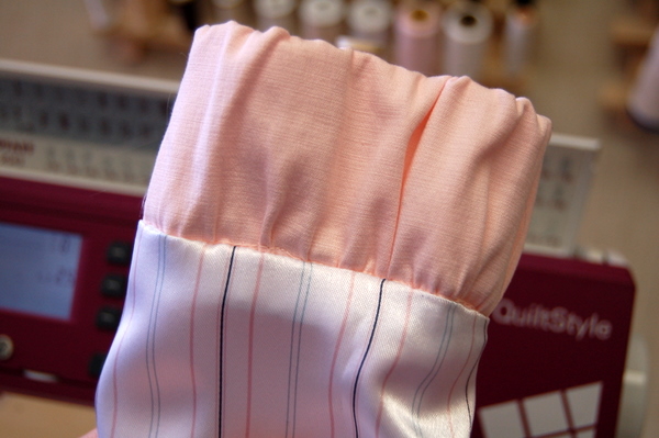 our machine-stitched cuff lining