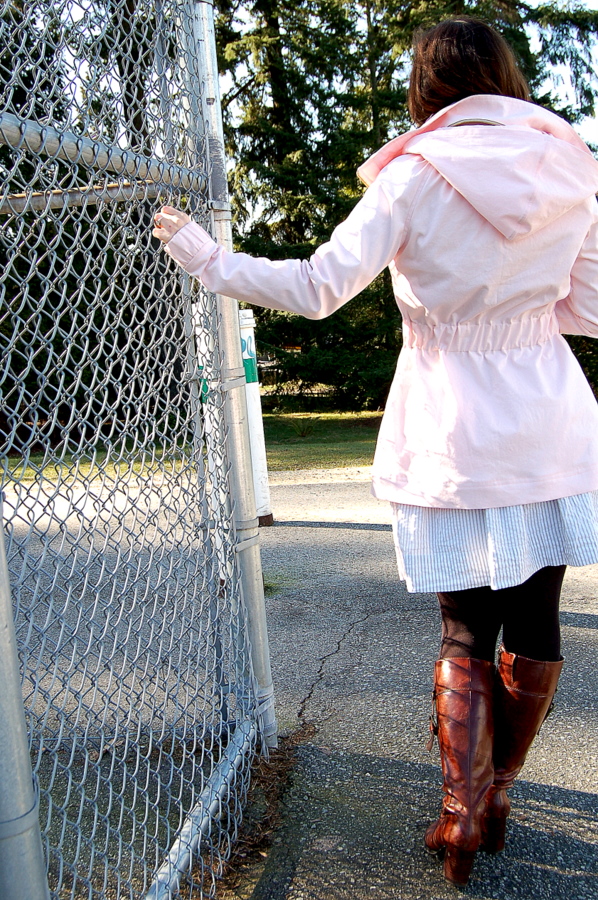 minoru jacket, back view