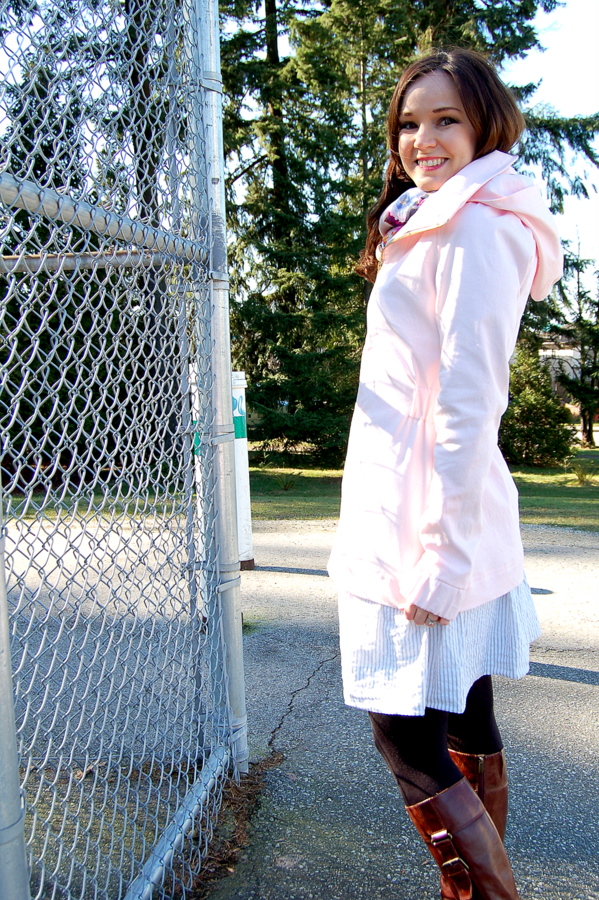 side view of the minoru jacket from the minoru sew-along