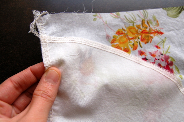 pin pocket to side seam