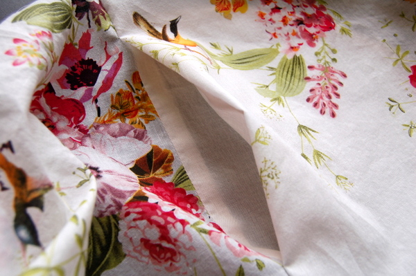 press seams towards centre front