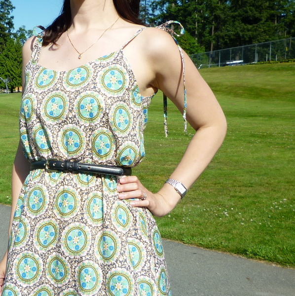 saltspring dress close-up of bodice