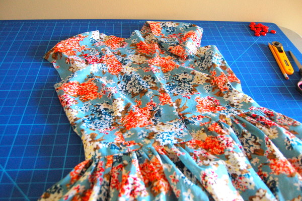 button front cambie dress