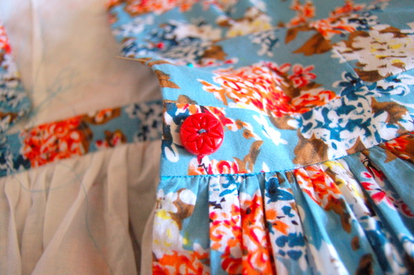 button front cambie dress button