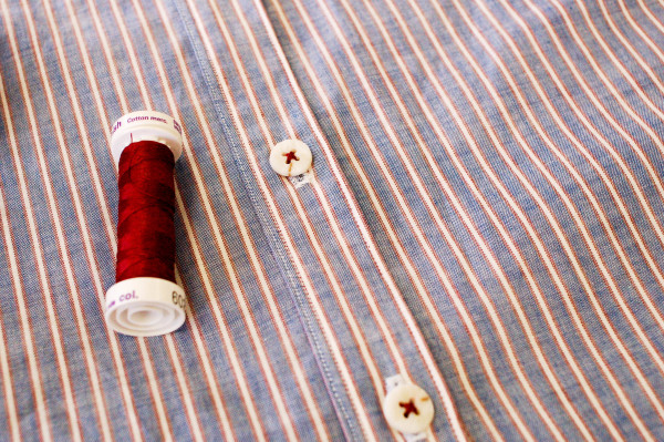 Granville Shirt shirtmaking series - sewing buttons (1 of 1)-16