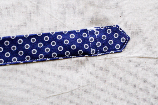 granville placket - sewing the tower placket closeup of tower topstitching