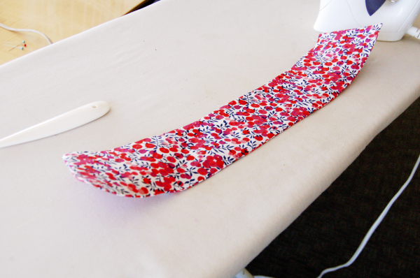 sewing the shirt collar 16