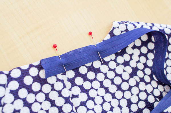 how to sew the davie dress neckline-3