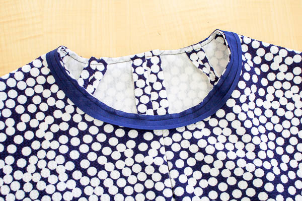 how to sew the davie dress neckline-9