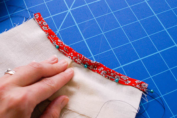 sewing a continuous bound shirt placket-11