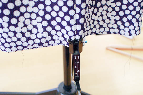how to hem the davie dress evenly-2