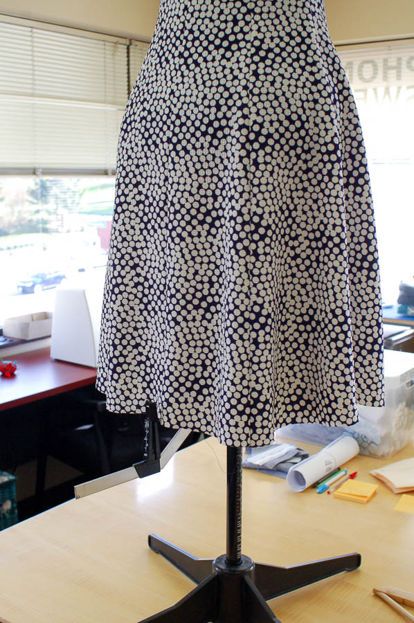 how to hem the davie dress evenly