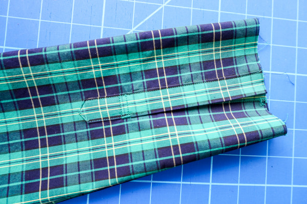 sleeve placket plaid matching on the plaid granville shirt-1-12